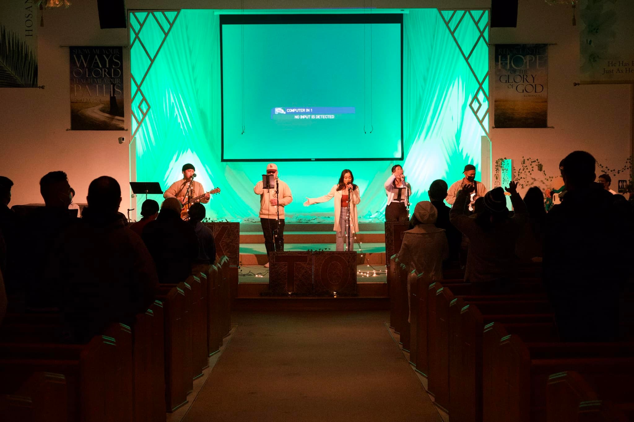 Worship service at Southampton United Baptist Church